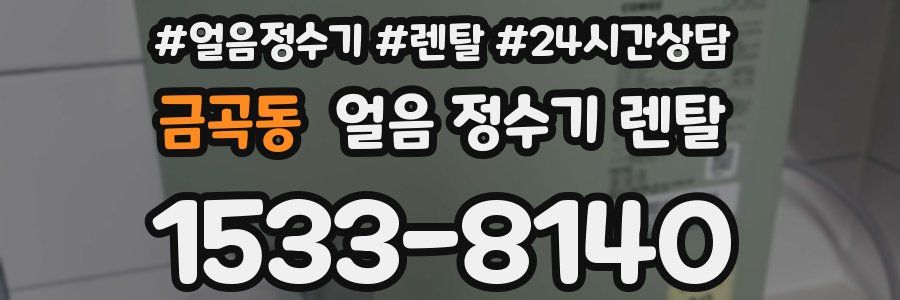 금곡동 얼음 정수기 렌탈