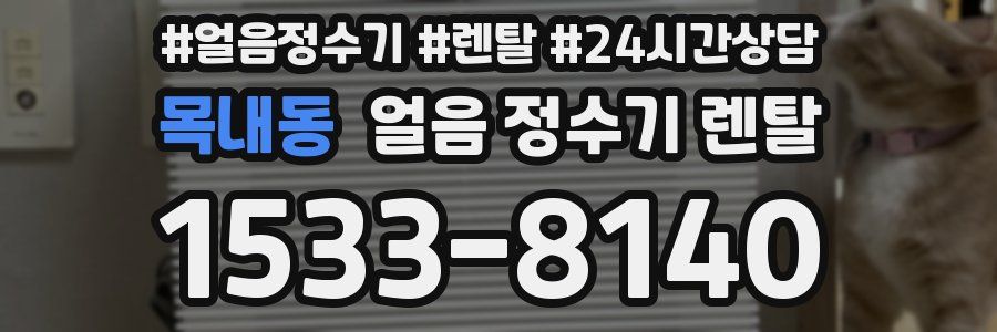 목내동 얼음 정수기 렌탈