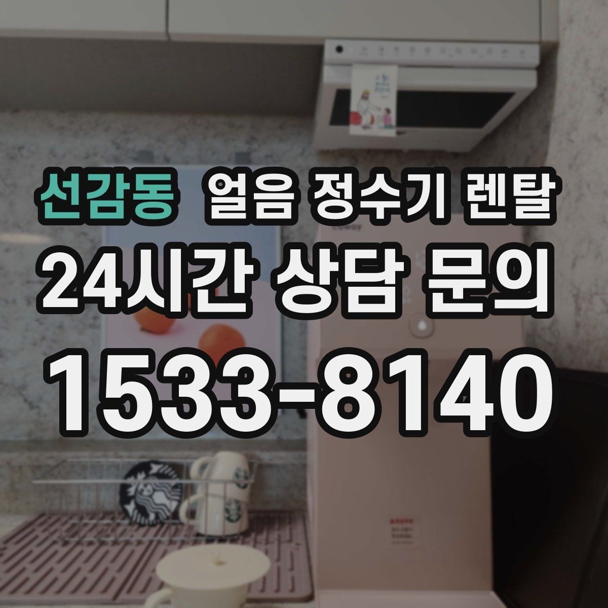 선감동 얼음 정수기 렌탈 얼음틀 냉동실 냄새에서 해방되는 방법