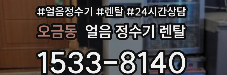 오금동 얼음 정수기 렌탈