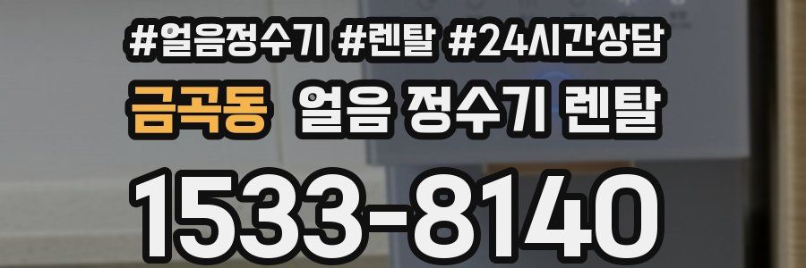 금곡동 얼음 정수기 렌탈