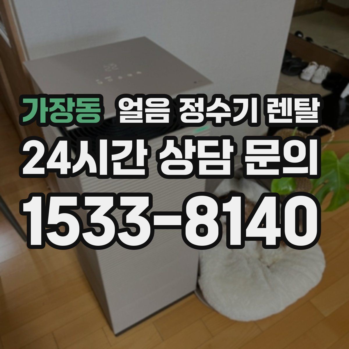 가장동 얼음 정수기 렌탈 손님 올 때 얼음 걱정 없는 집 만들기