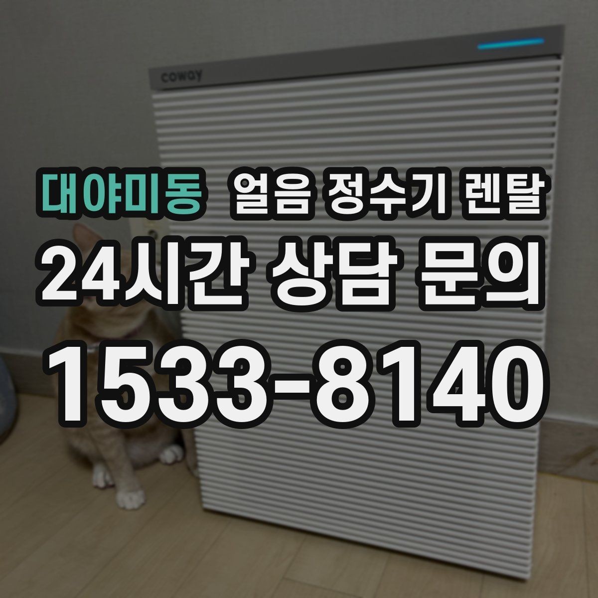 대야미동 얼음 정수기 렌탈 손님 올 때 얼음 걱정 없는 집 만들기