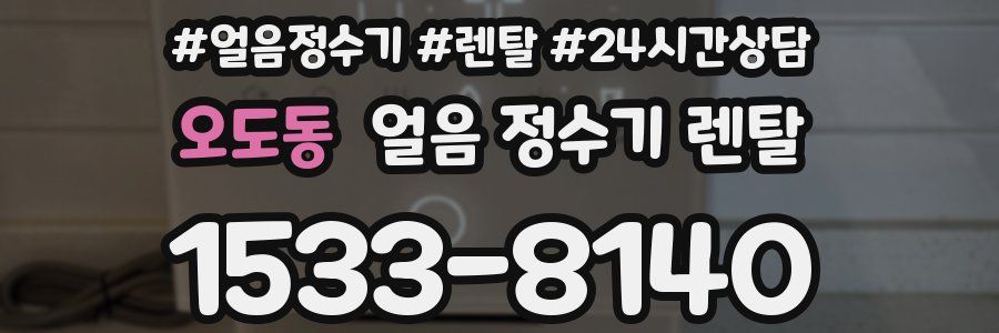 오도동 얼음 정수기 렌탈