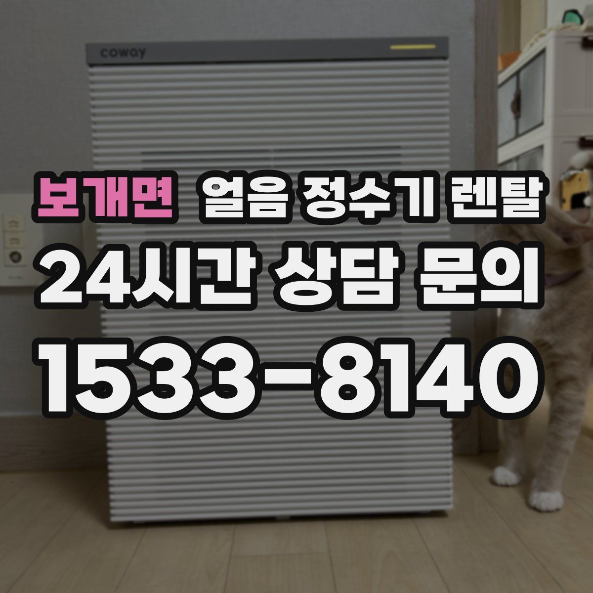 보개면 얼음 정수기 렌탈