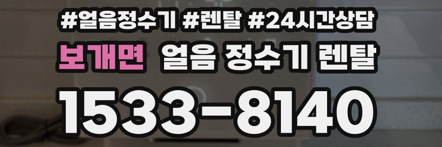 보개면 얼음 정수기 렌탈