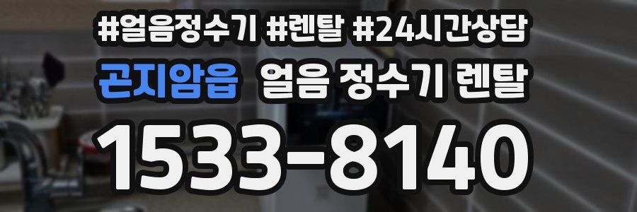 곤지암읍 얼음 정수기 렌탈