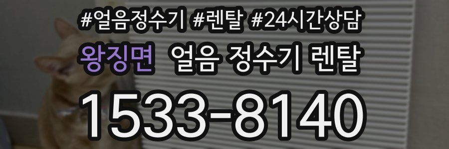 왕징면 얼음 정수기 렌탈