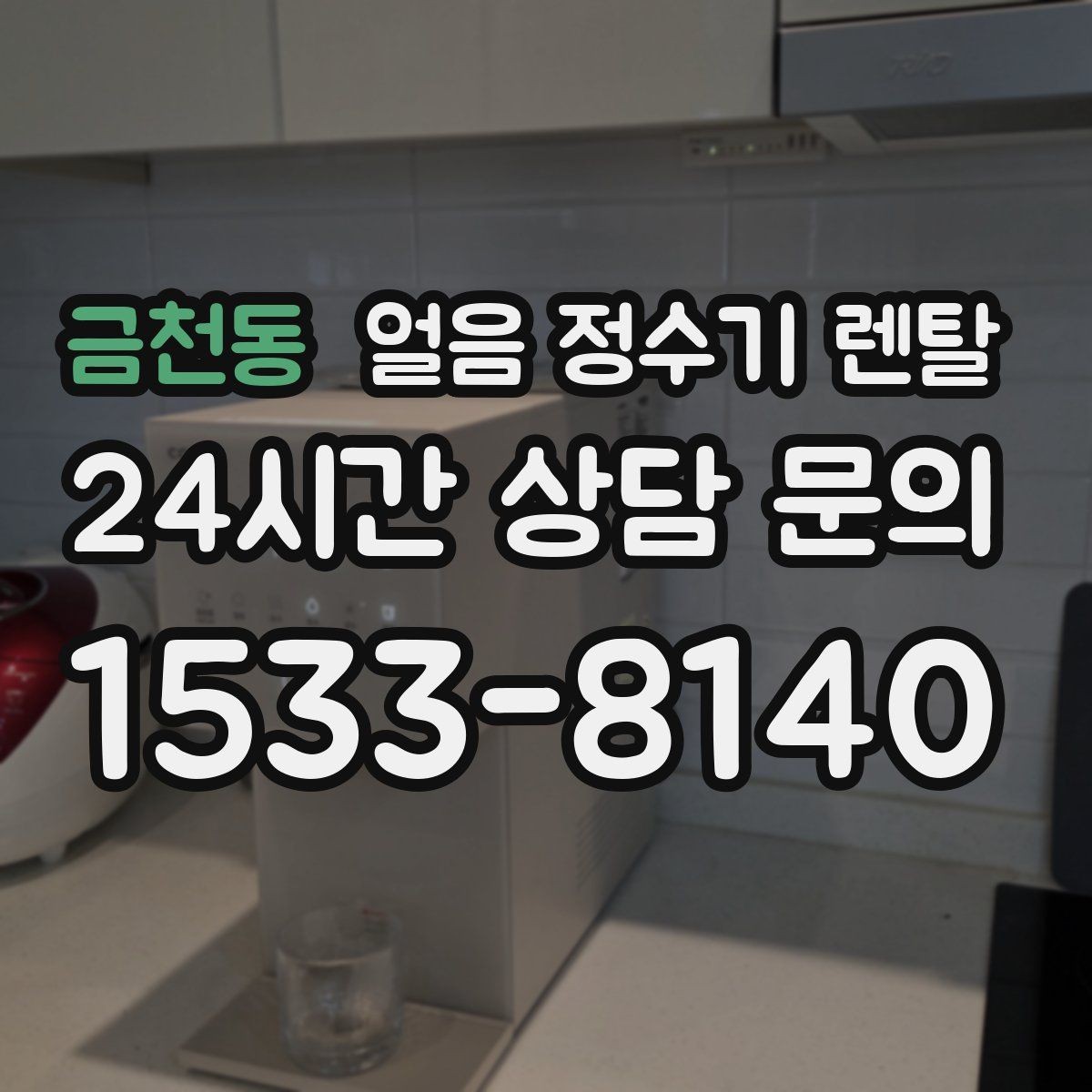 금천동 얼음 정수기 렌탈 슬림형 얼음 정수기 선택 팁