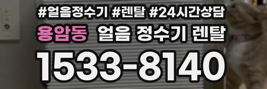 용암동 얼음 정수기 렌탈