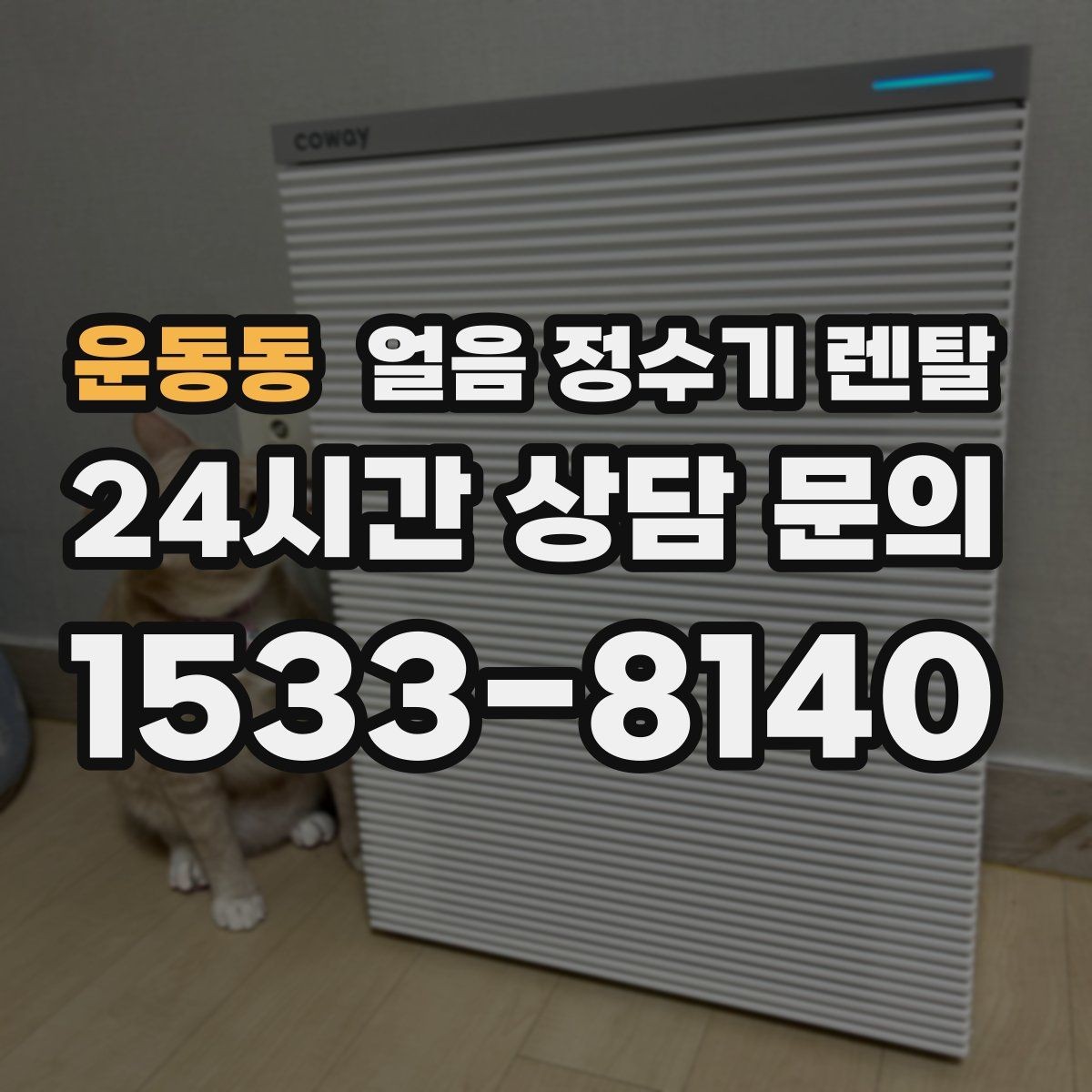 운동동 얼음 정수기 렌탈 제빙부 결로 성에가 생기면 관리 방법
