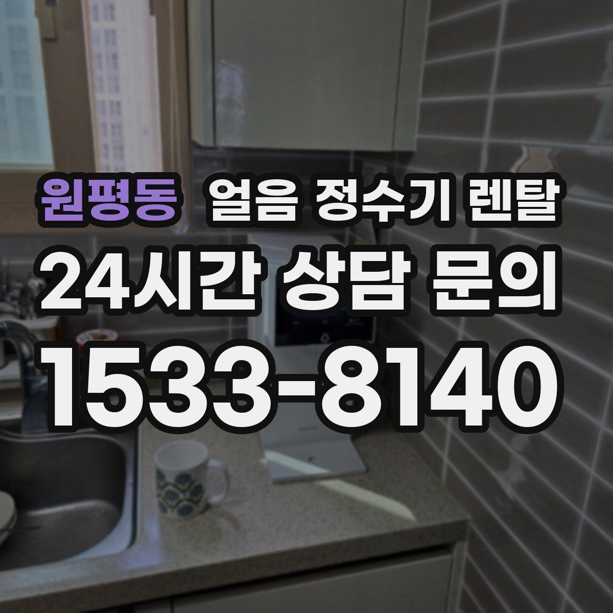 원평동 얼음 정수기 렌탈