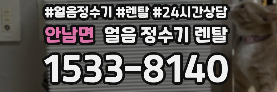 안남면 얼음 정수기 렌탈