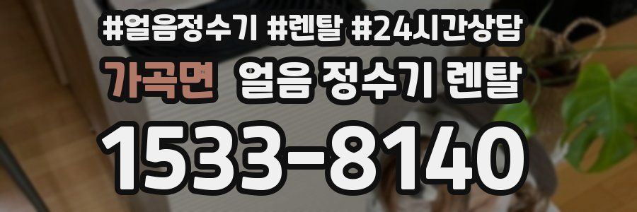 가곡면 얼음 정수기 렌탈