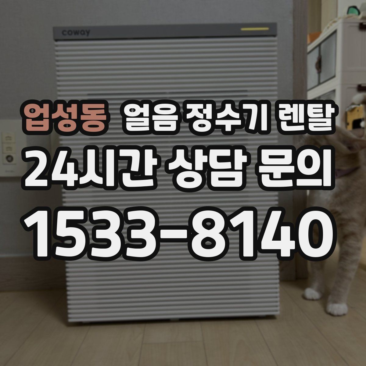 업성동 얼음 정수기 렌탈 큰 텀블러도 닿지 않는 출수구가 좋은 이유