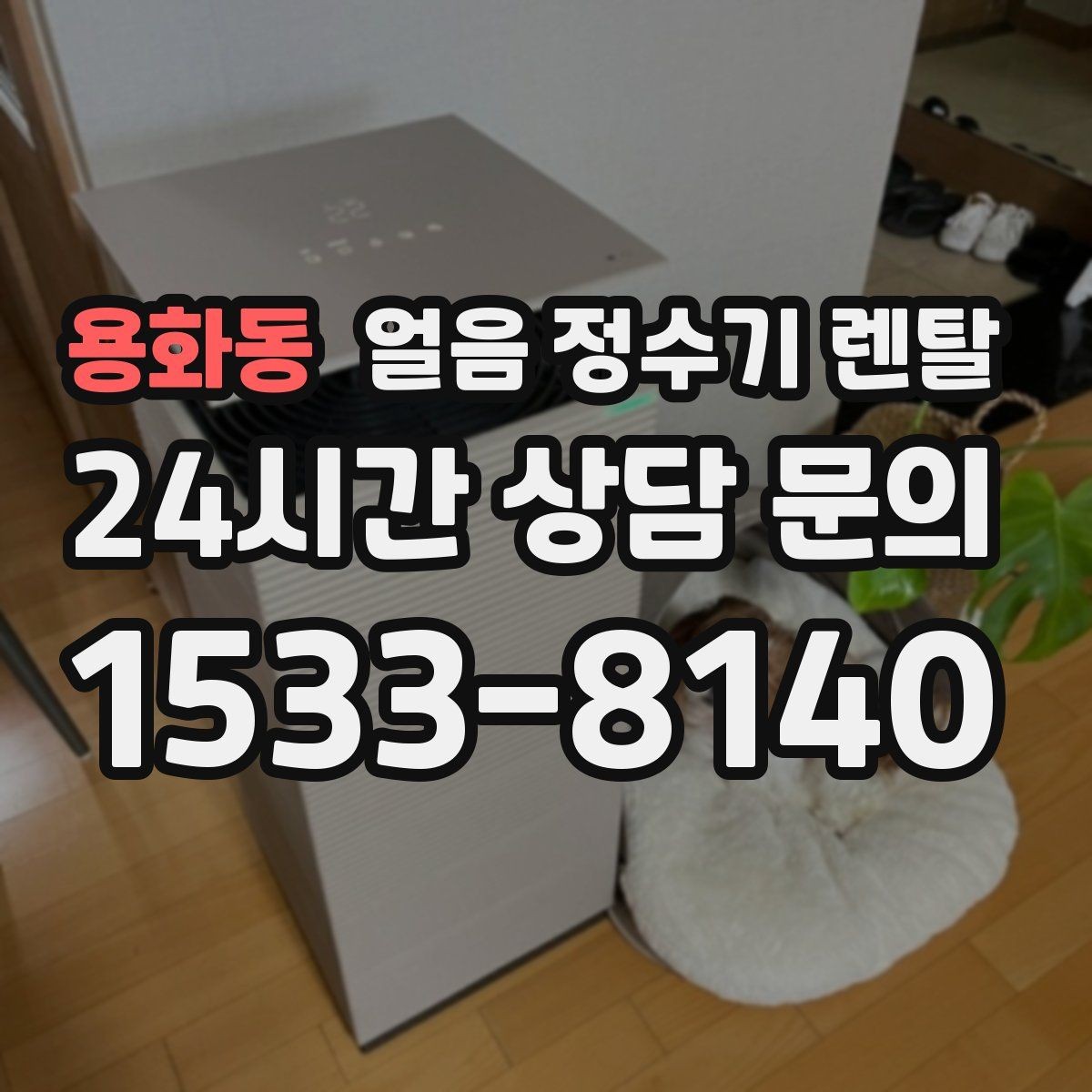 용화동 얼음 정수기 렌탈 하부장 공간이 좁아도 설치 가능한가요