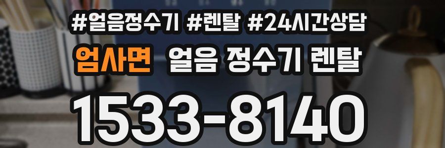 엄사면 얼음 정수기 렌탈