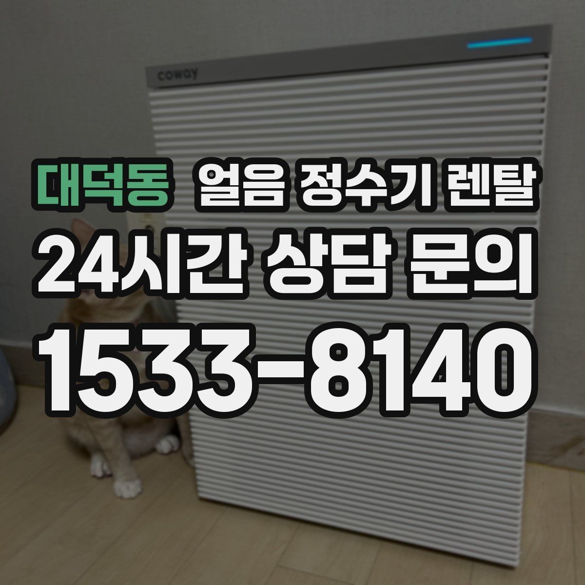 대덕동 얼음 정수기 렌탈 코크 분리형이 위생에 유리한 이유