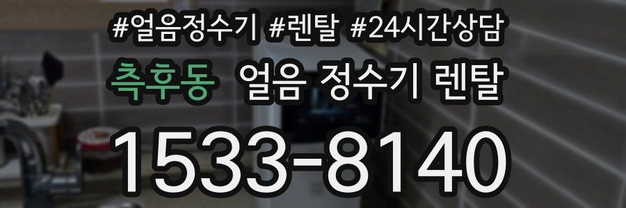 측후동 얼음 정수기 렌탈