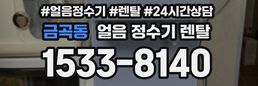 금곡동 얼음 정수기 렌탈