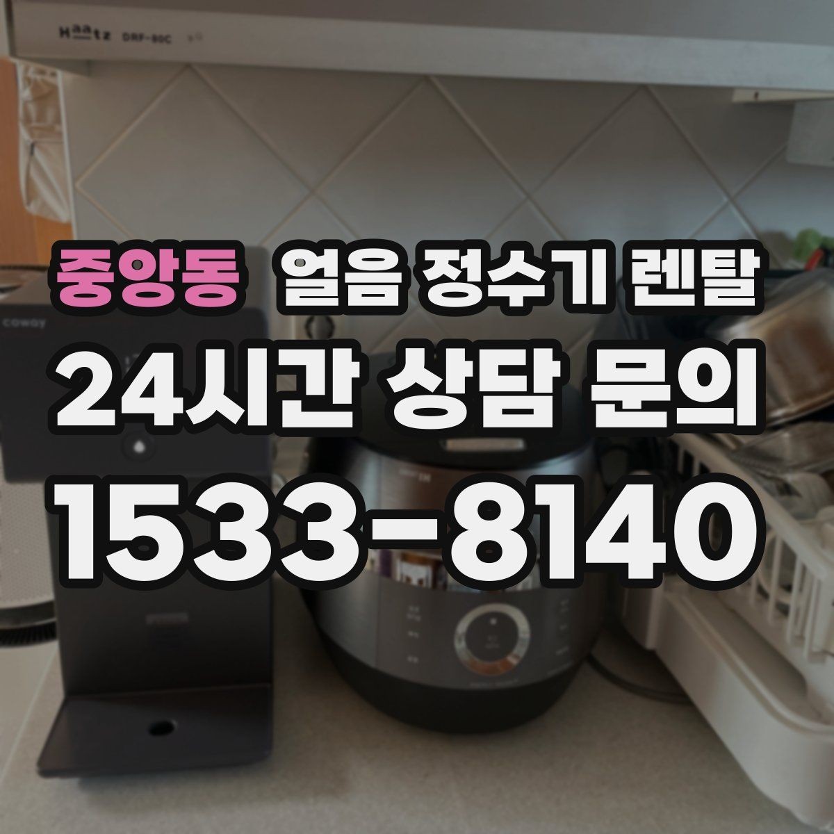 중앙동 얼음 정수기 렌탈 얼음틀 세척이 번거로울 때 해결책