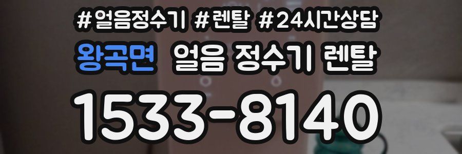 왕곡면 얼음 정수기 렌탈
