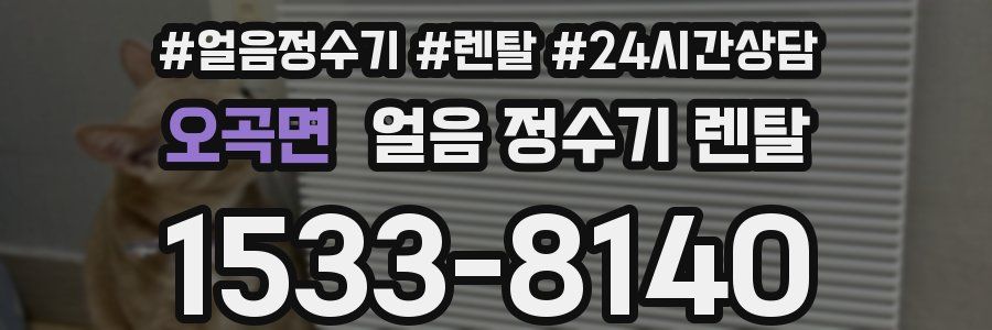 오곡면 얼음 정수기 렌탈