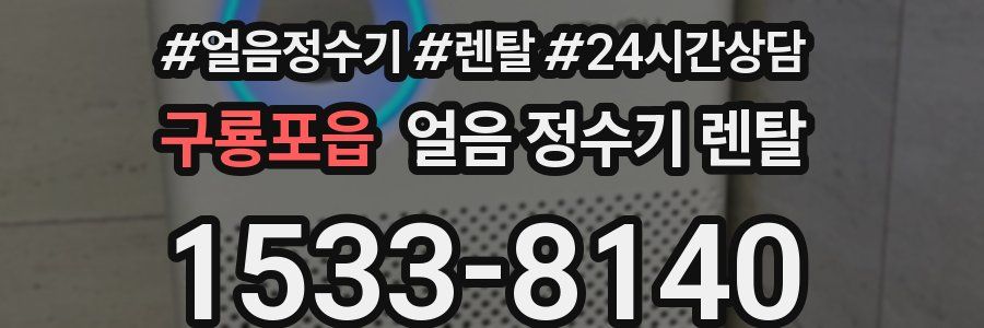 구룡포읍 얼음 정수기 렌탈