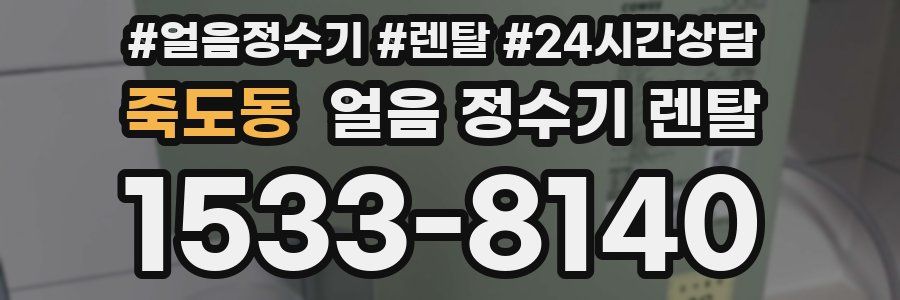 죽도동 얼음 정수기 렌탈