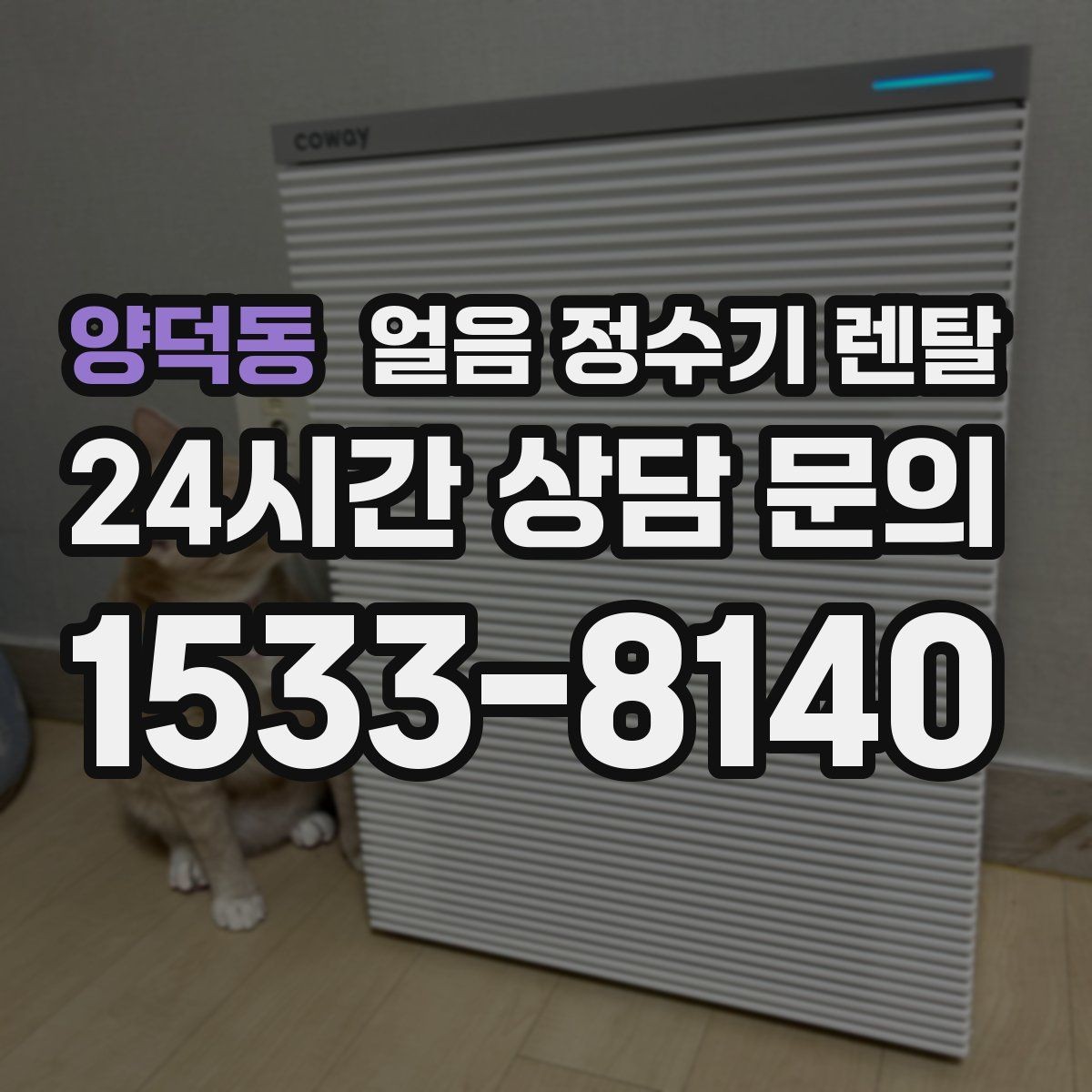 양덕동 얼음 정수기 렌탈 얼음이 잘 녹는다면 '크기' 선택부터