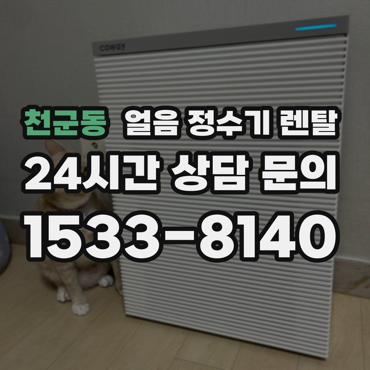 천군동 얼음 정수기 렌탈 소음 민감하면 '제빙 소리'부터 확인