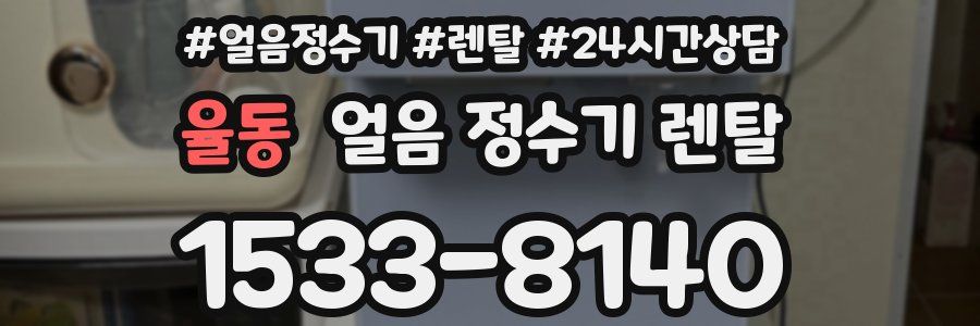 율동 얼음 정수기 렌탈