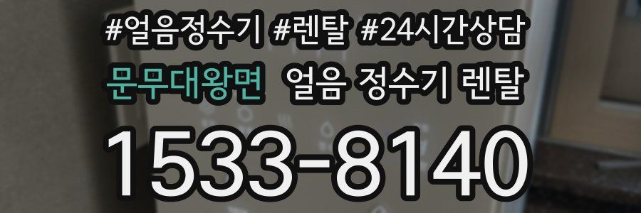 문무대왕면 얼음 정수기 렌탈