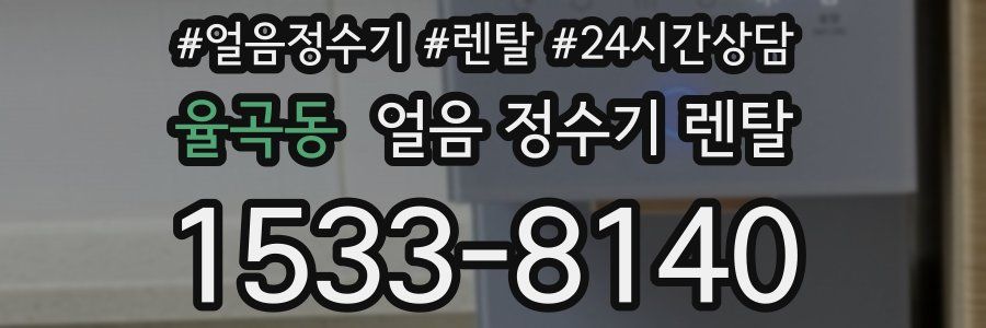 율곡동 얼음 정수기 렌탈