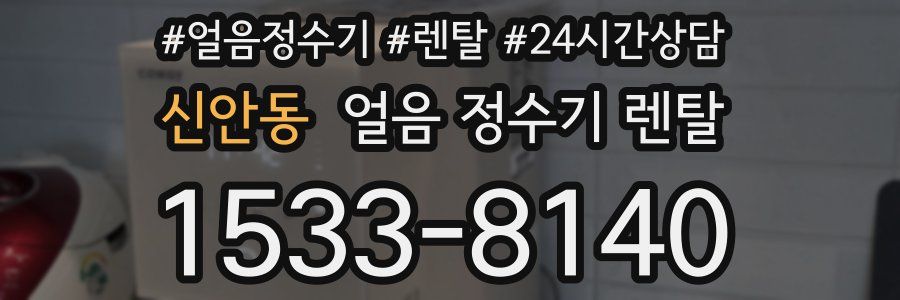 신안동 얼음 정수기 렌탈