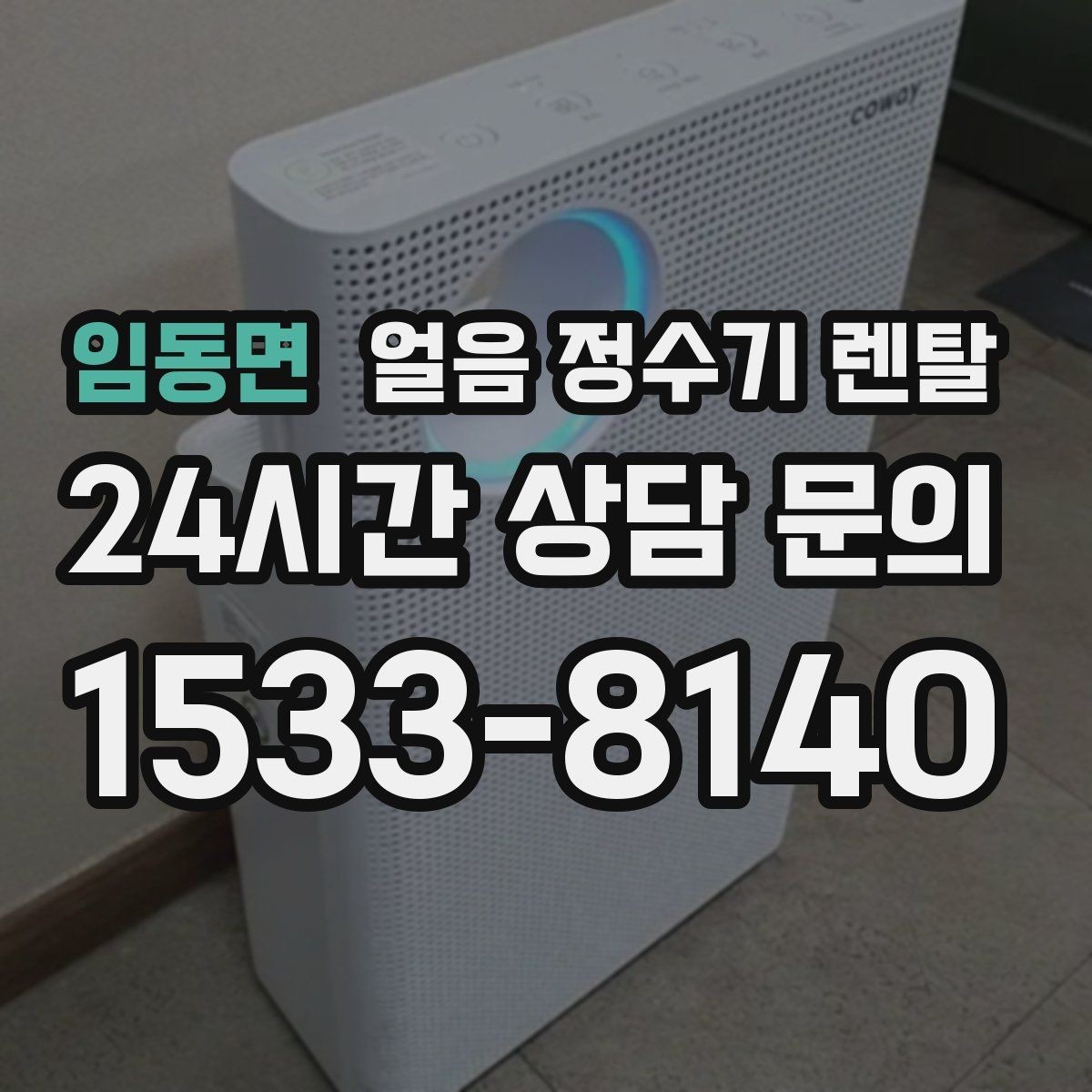임동면 얼음 정수기 렌탈 집에서도 얼음이 바로 나오는 편리함