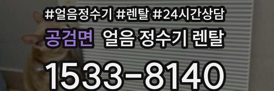 공검면 얼음 정수기 렌탈