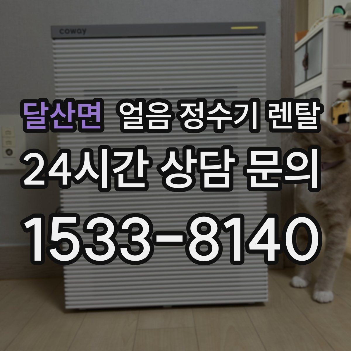 달산면 얼음 정수기 렌탈 이전 설치 예약이 중요한 이유