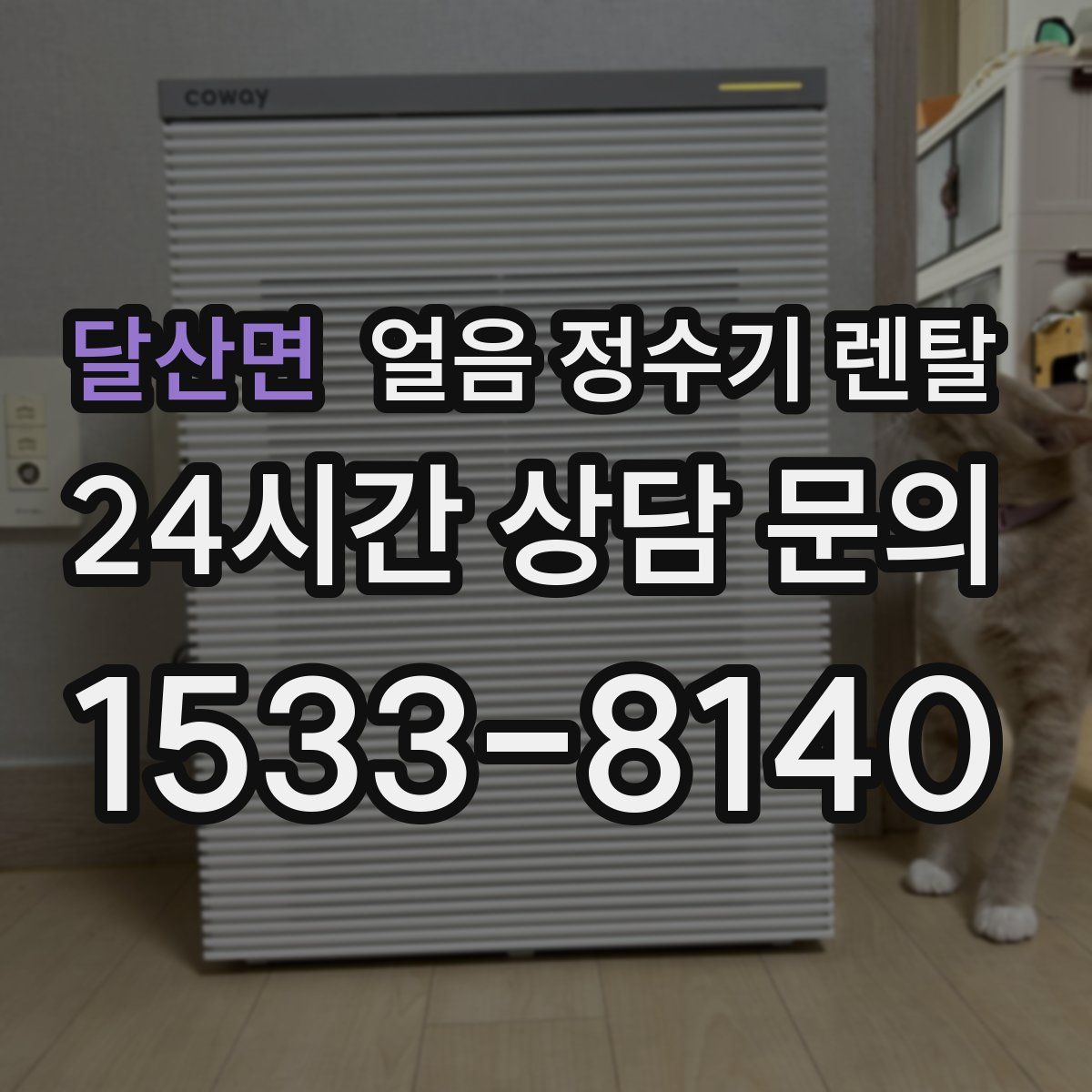 달산면 얼음 정수기 렌탈