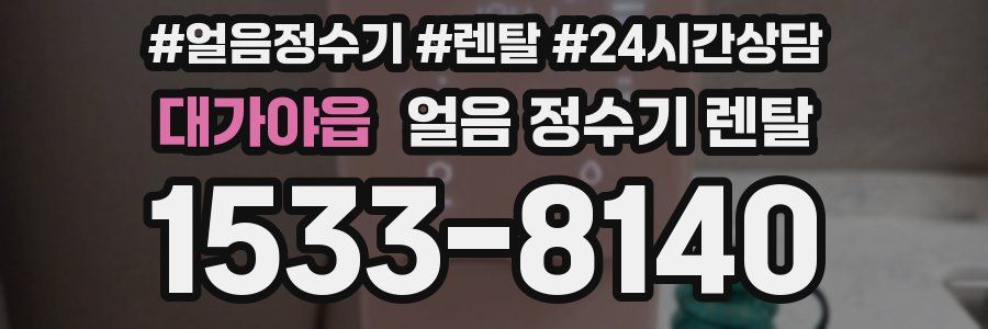 대가야읍 얼음 정수기 렌탈