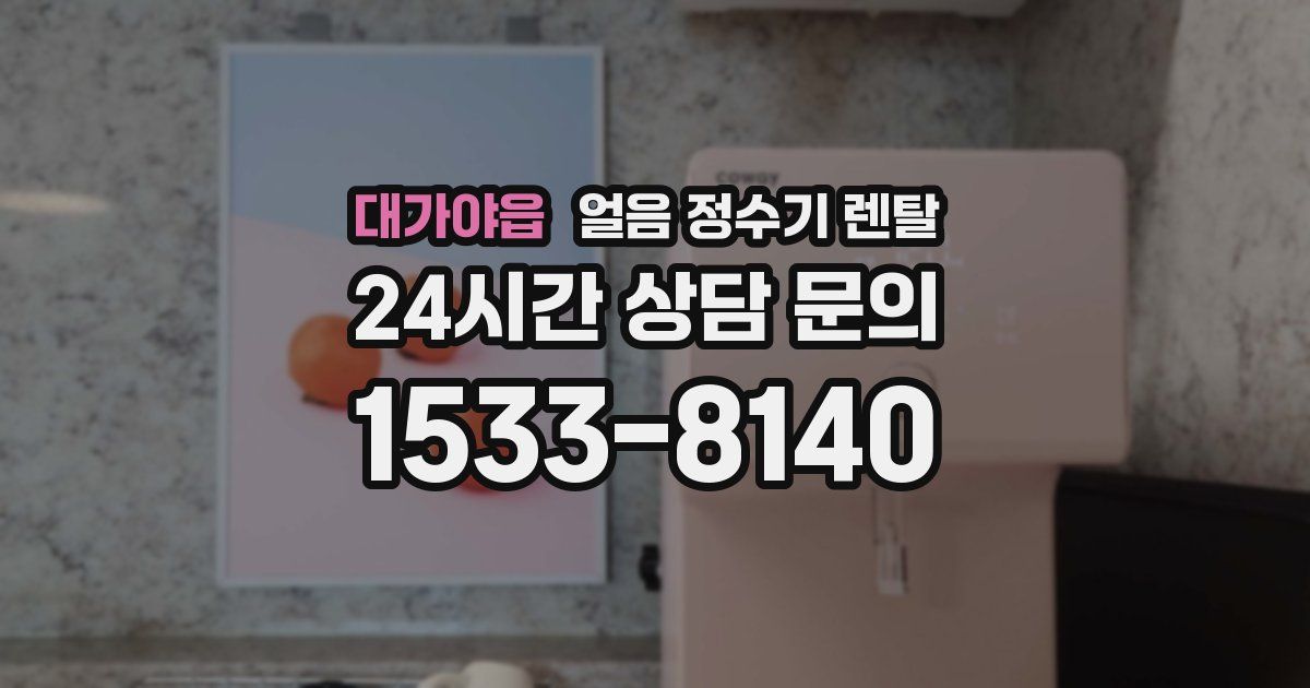 대가야읍 얼음 정수기 렌탈