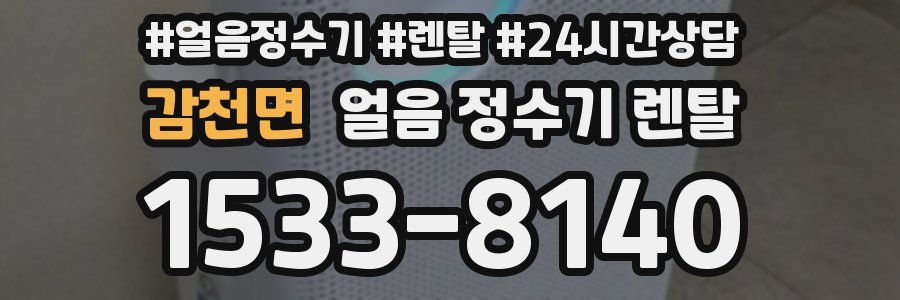 감천면 얼음 정수기 렌탈