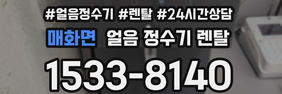 매화면 얼음 정수기 렌탈