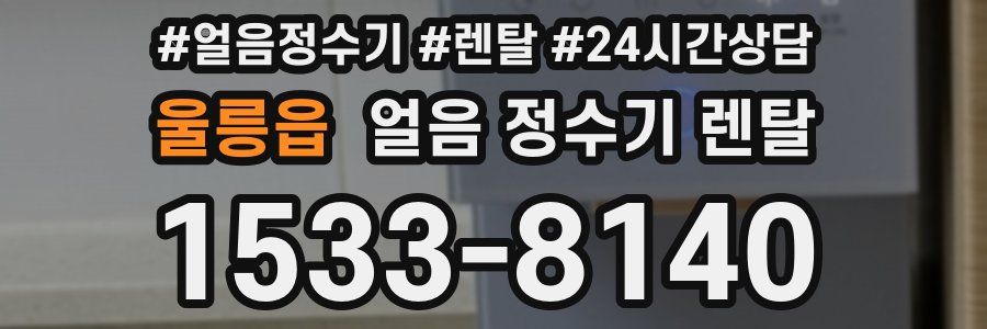 울릉읍 얼음 정수기 렌탈