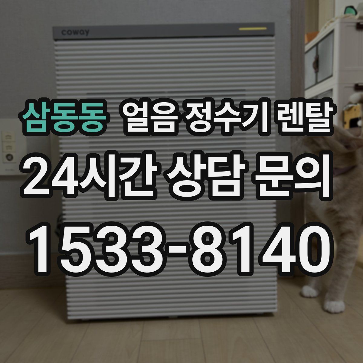 삼동동 얼음 정수기 렌탈