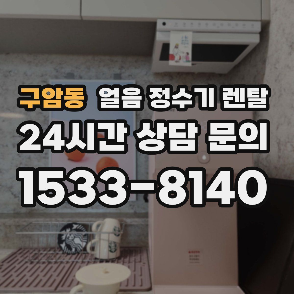 구암동 얼음 정수기 렌탈