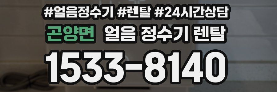 곤양면 얼음 정수기 렌탈