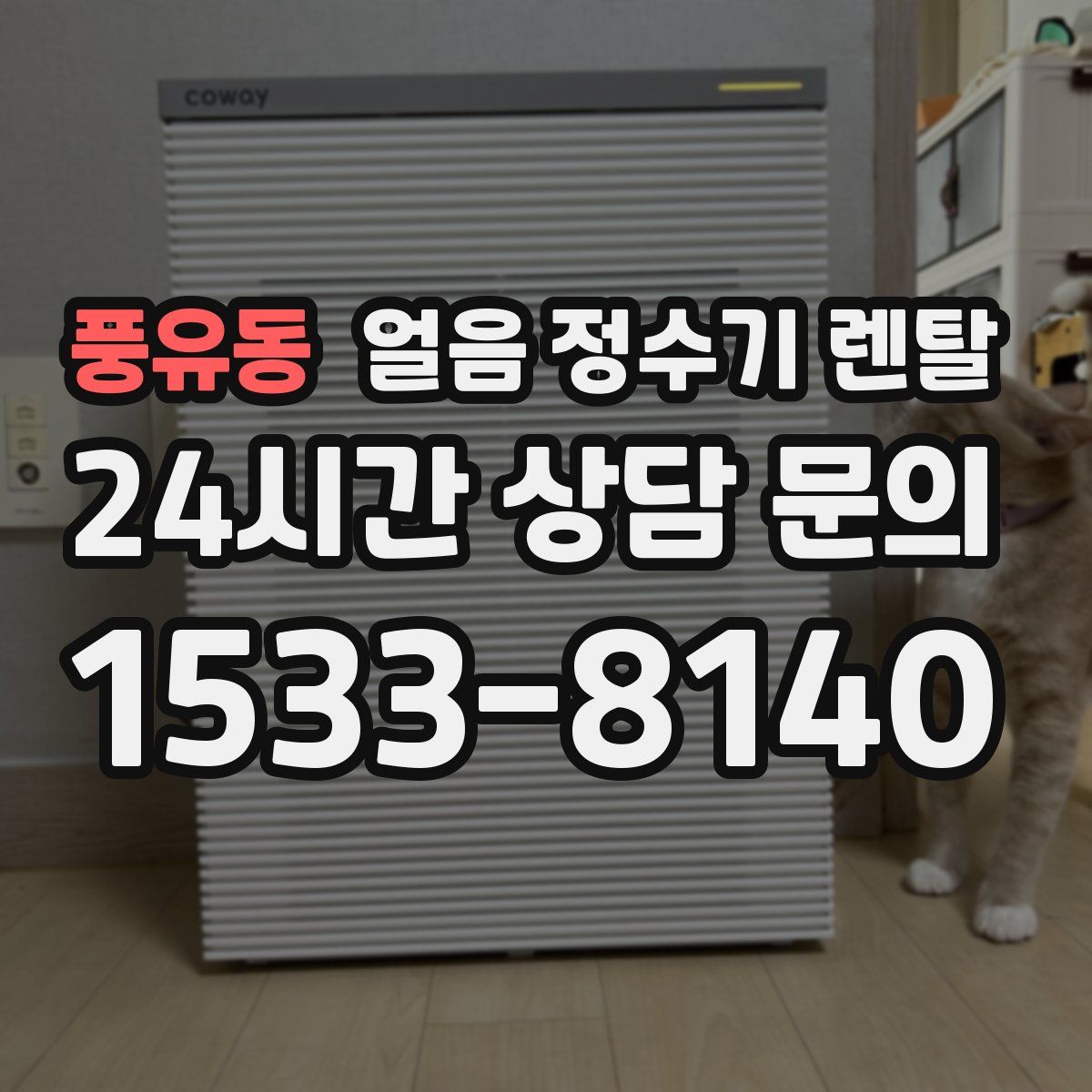 풍유동 얼음 정수기 렌탈