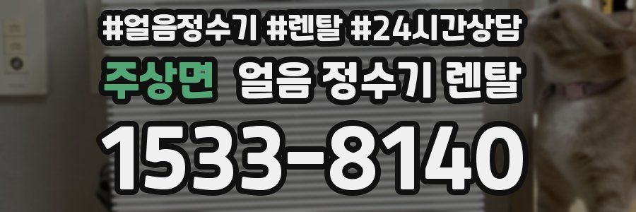 주상면 얼음 정수기 렌탈