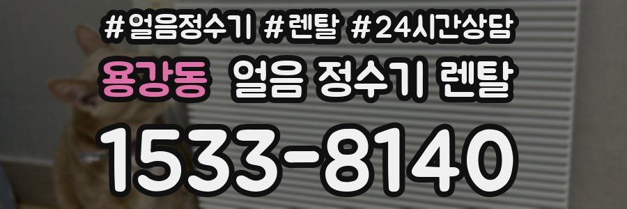 용강동 얼음 정수기 렌탈